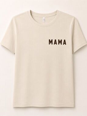 MAMA Graphic Cream Tee